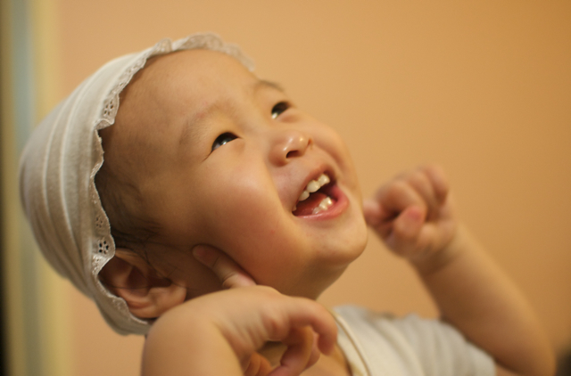 Baby Rachel cute pose