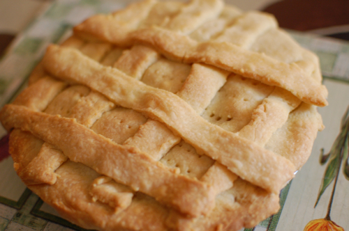 making apple pie: done! making apple pie: done!