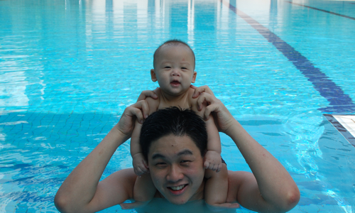 First Time Swimming